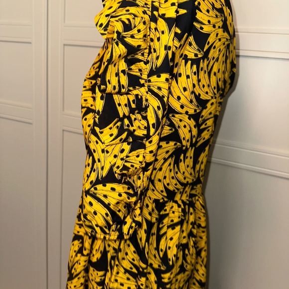 Farm Rio Banana One-Shoulder Midi Dress - Picture 8 of 16